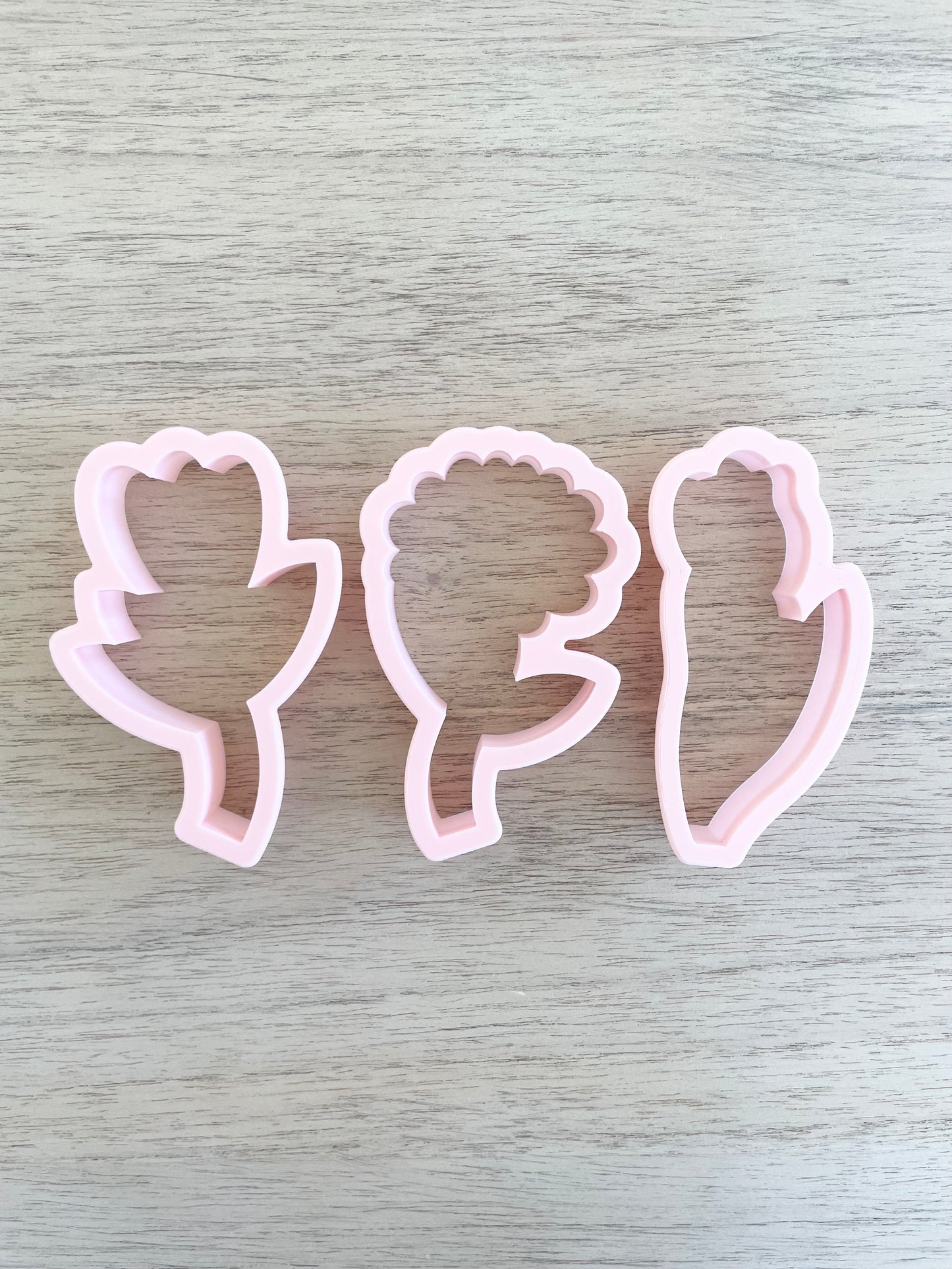 Flower, Daisy, or Tulip with Long Stem Cookie Cutters