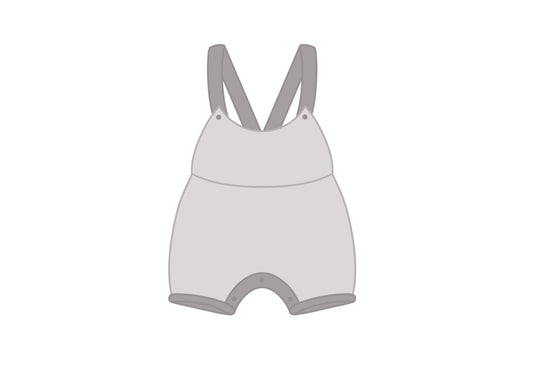 Baby Overall Onesie 2 Cookie Cutter