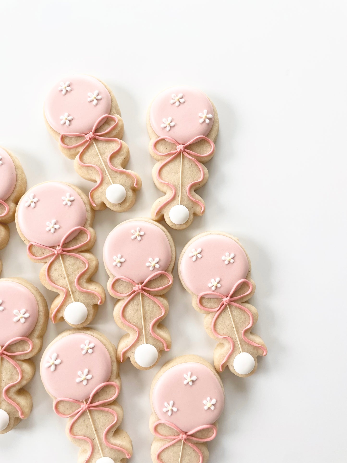 Baby Rattle with Bow 2 Cookie Cutter