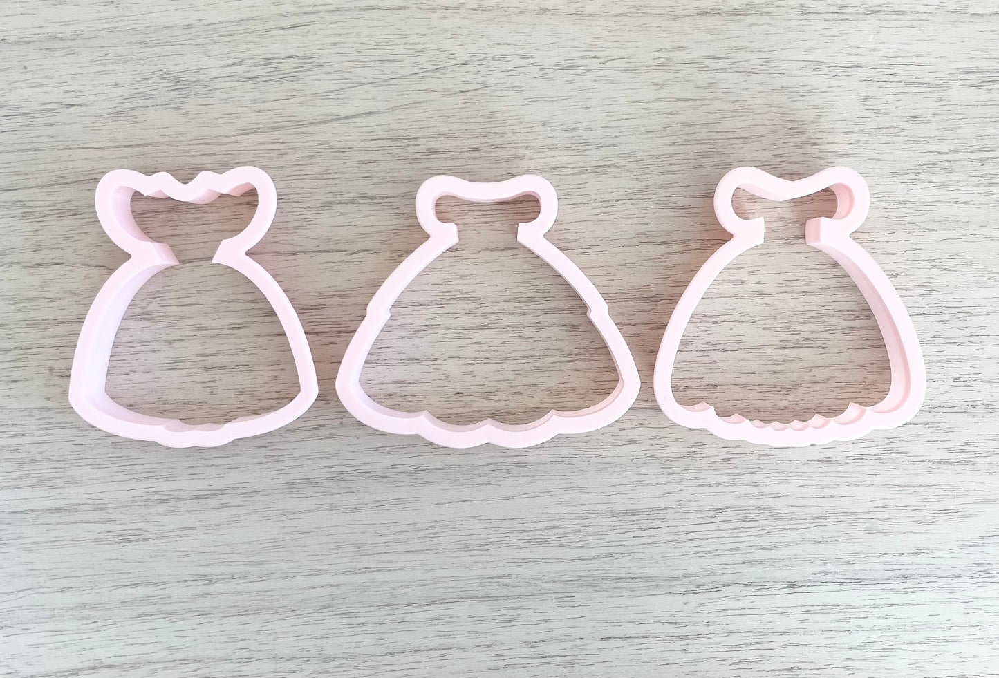 Princess Dress 1, 2, or 3 Cookie Cutters