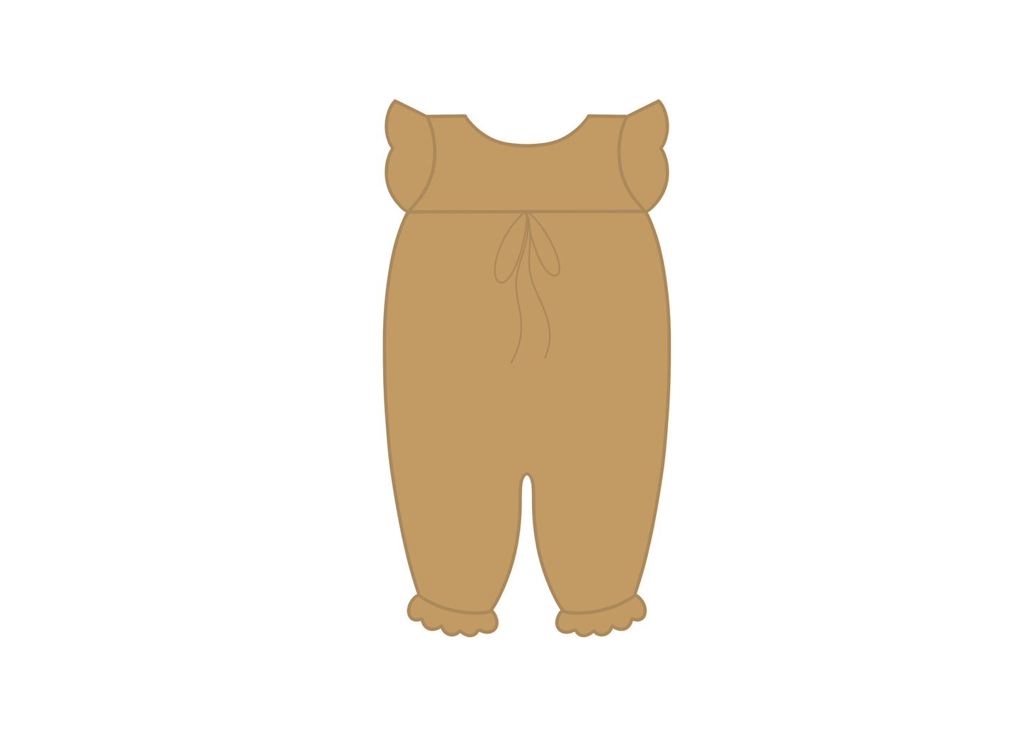 Girl Romper Cookie Cutter