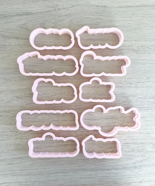 Number Font Cookie Cutters