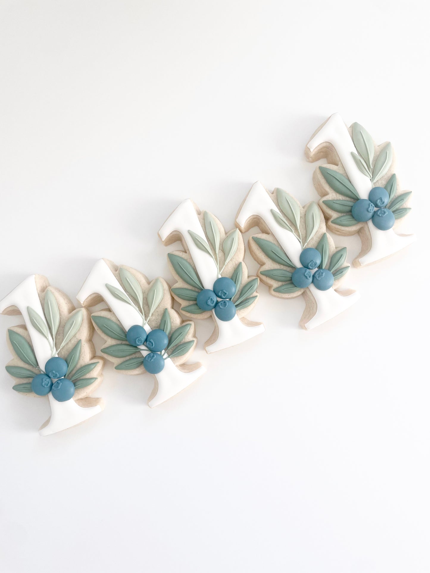 Greenery Number 1 Cookie Cutter