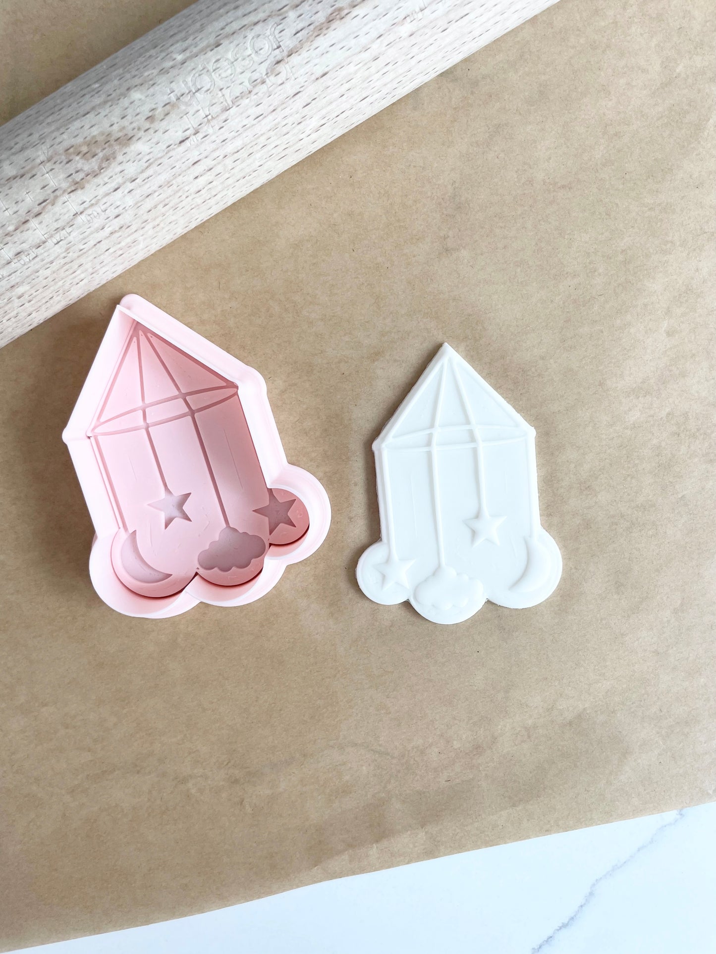 Baby Crib Mobile Embosser Cookie Cutter Set