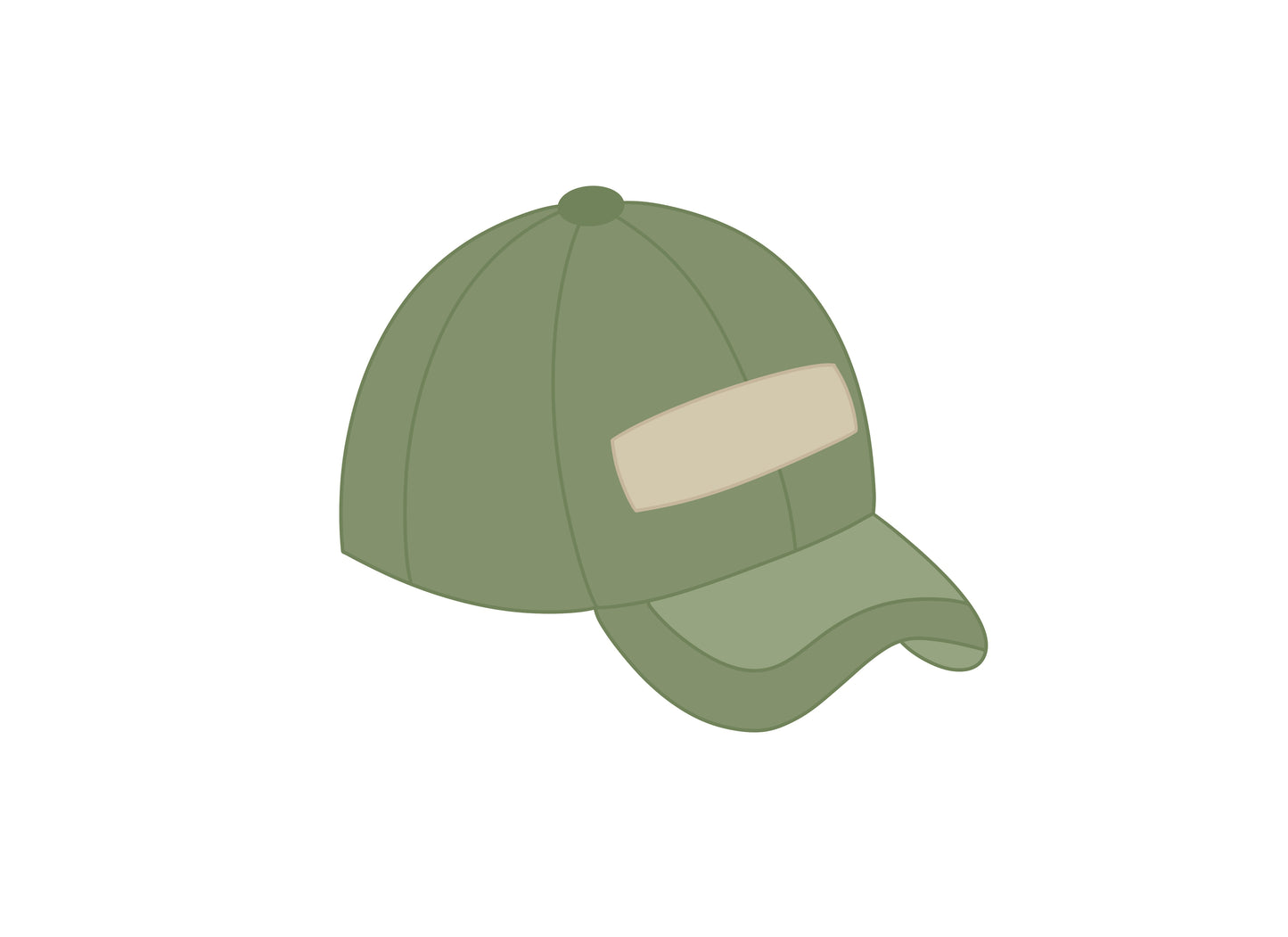 Baseball Cap 2 Cookie Cutter