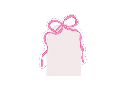 Arch with Bow Cookie Cutter