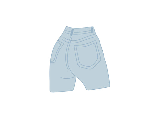 Backside Jean Shorts Cookie Cutter