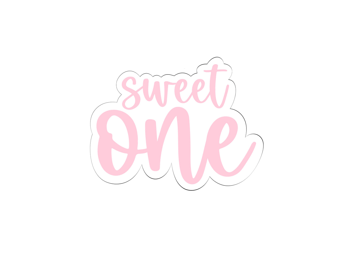 Sweet ONE Cookie Cutter