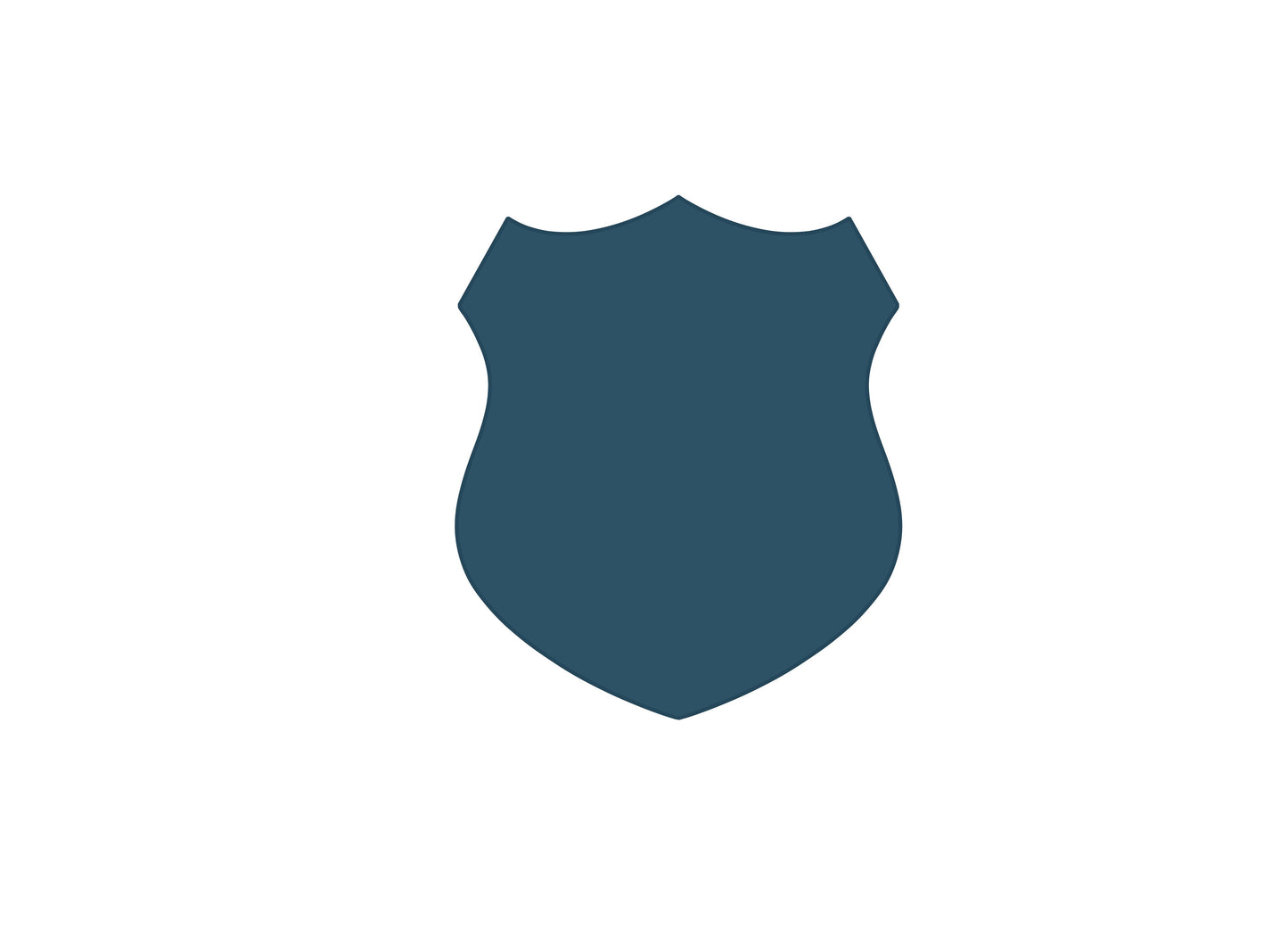 Police Badge Plaque Cookie Cutter