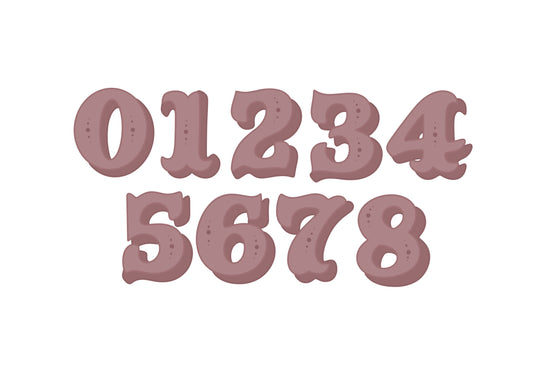 Carnival Circus Number Cookie Cutters