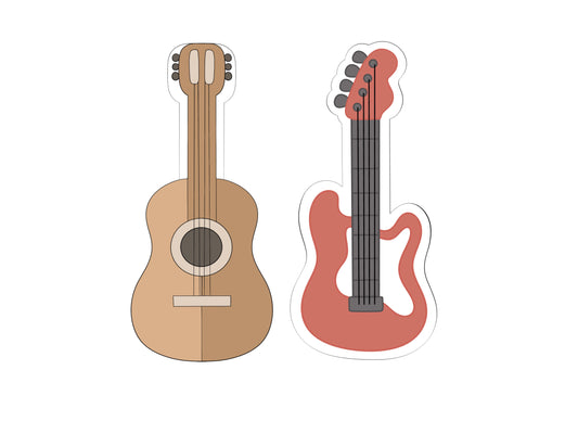 Guitar 1 or 2 Cookie Cutters