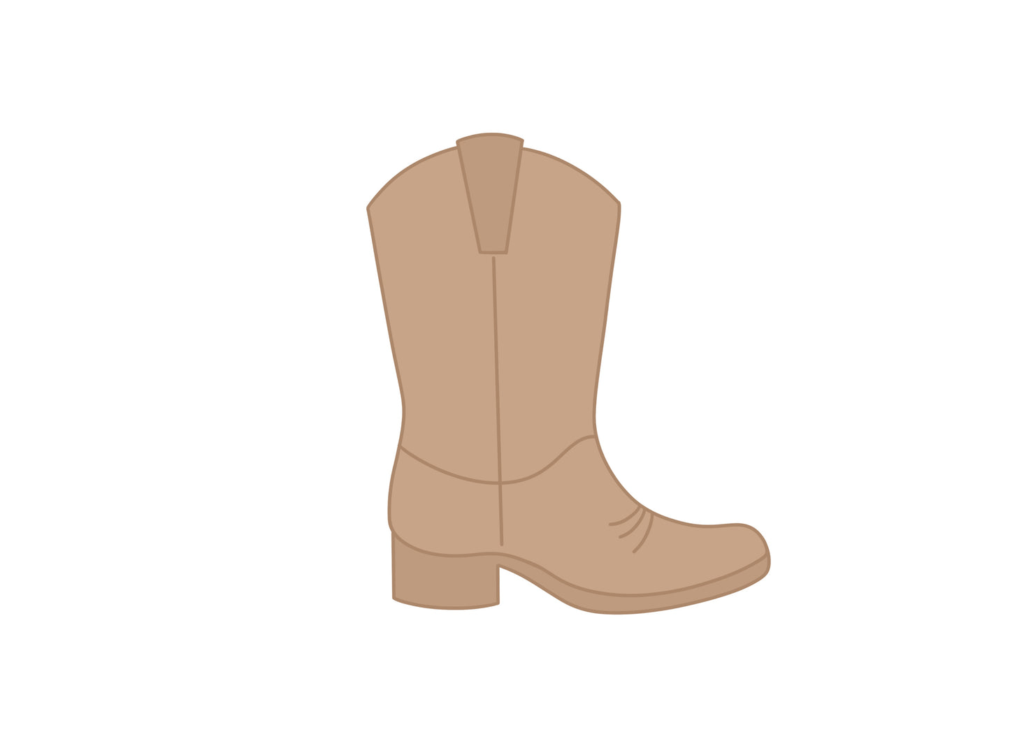 Cowboy Boot Cookie Cutter