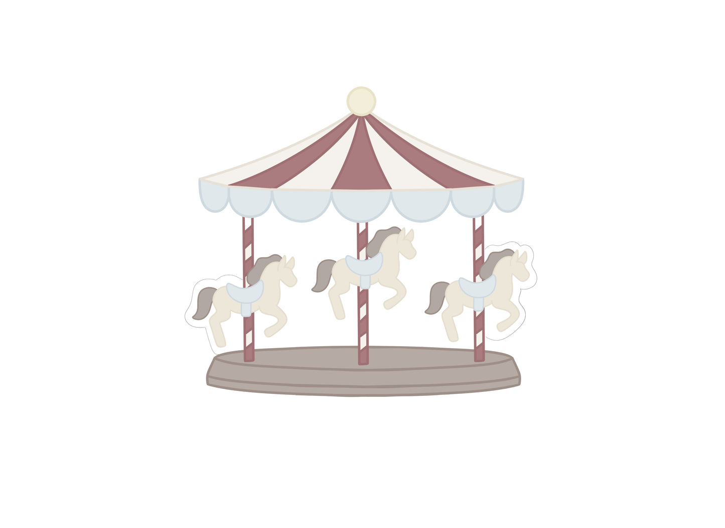 Carousel Cookie Cutter
