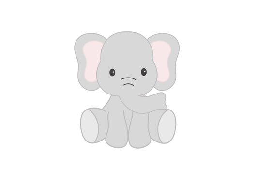 Baby Elephant Cookie Cutter