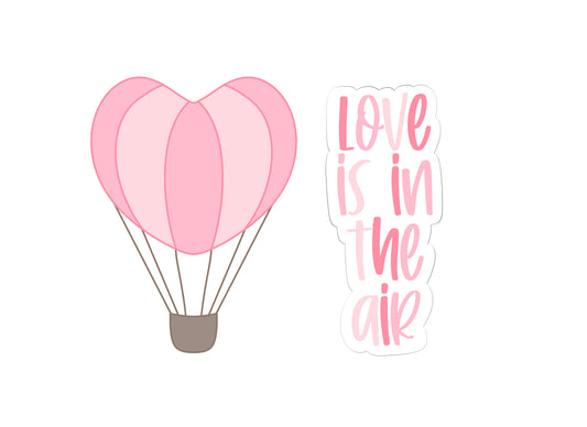 Love Is In The Air (version 2) Valentine's Set Cookie Cutters