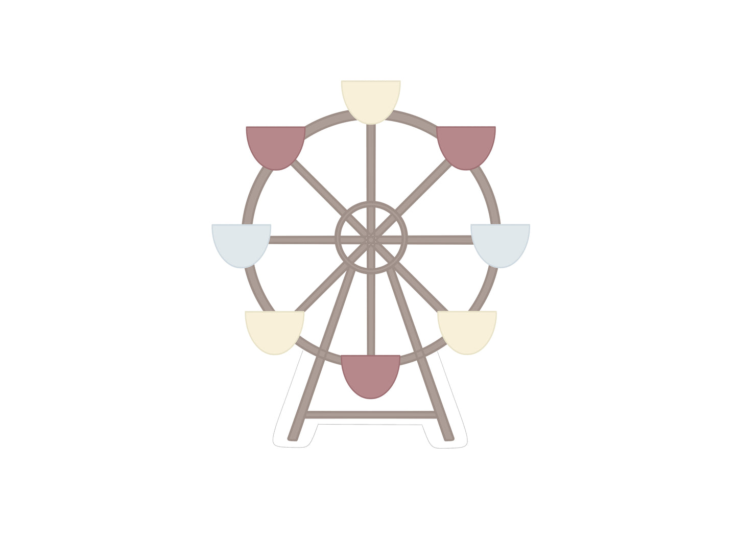 Ferris Wheel Cookie Cutter