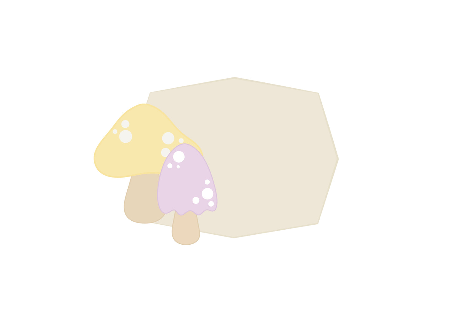 Mushroom Plaque Cookie Cutter