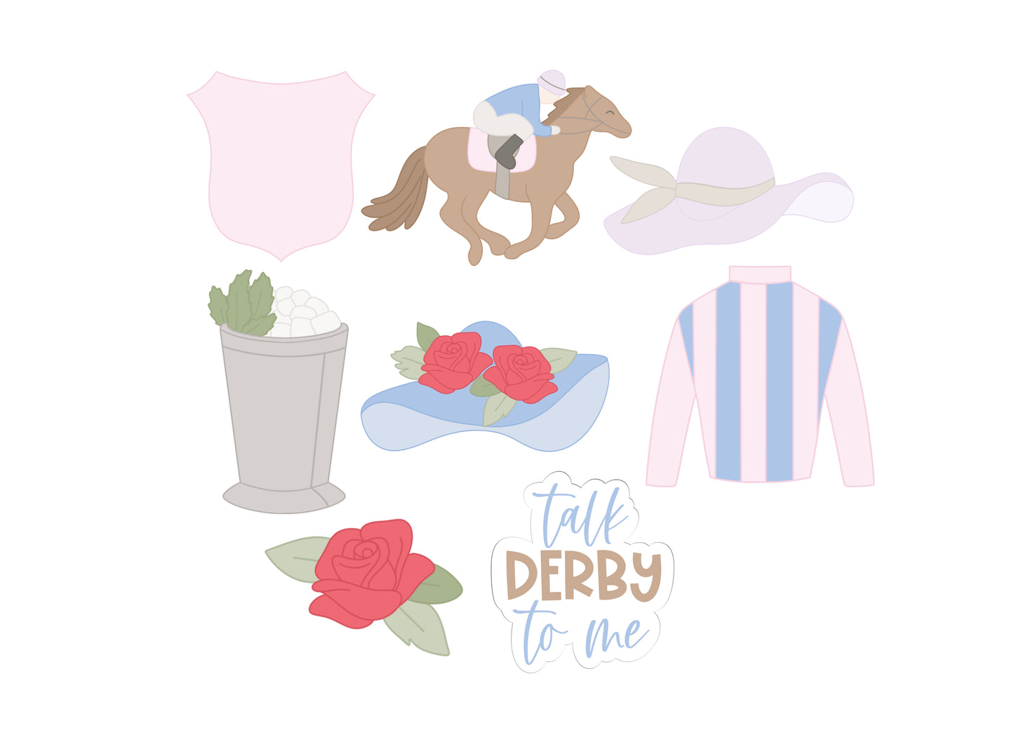 Kentucky Derby Cookie Cutters