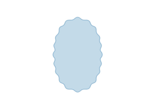 Squiggly Oval Cookie Cutter