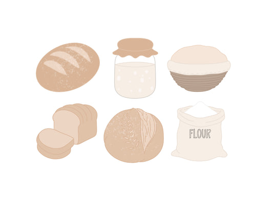 Sourdough Baking Cookie Cutters
