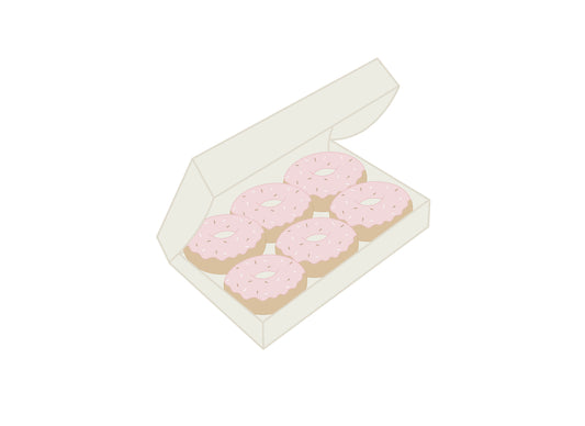 Box of Donuts Cookie Cutter