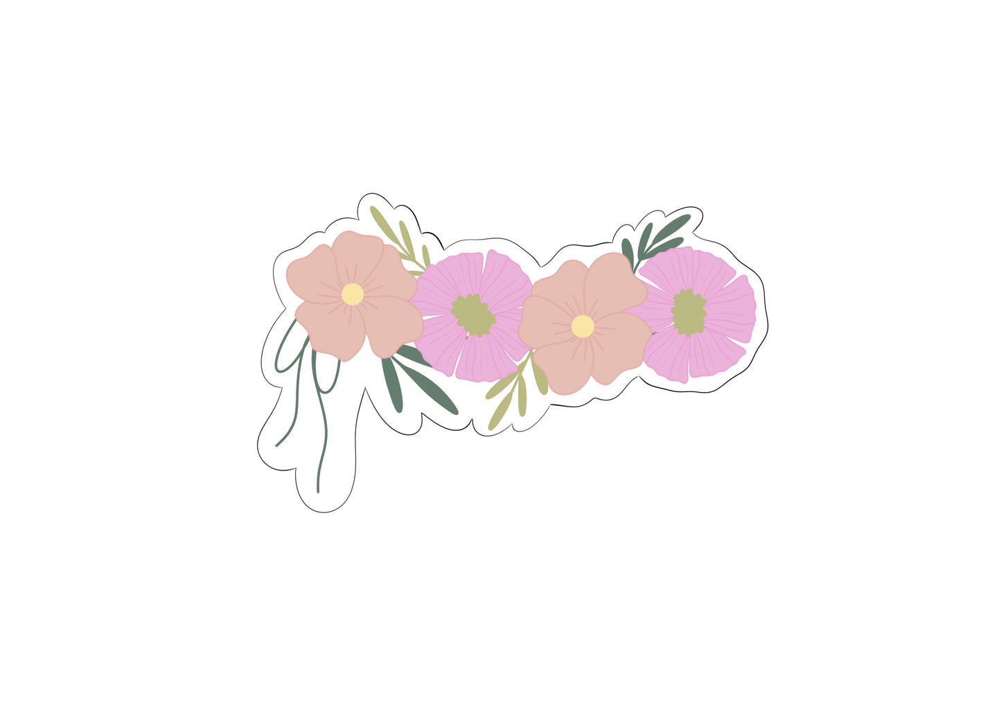 Flower Headband Cookie Cutter