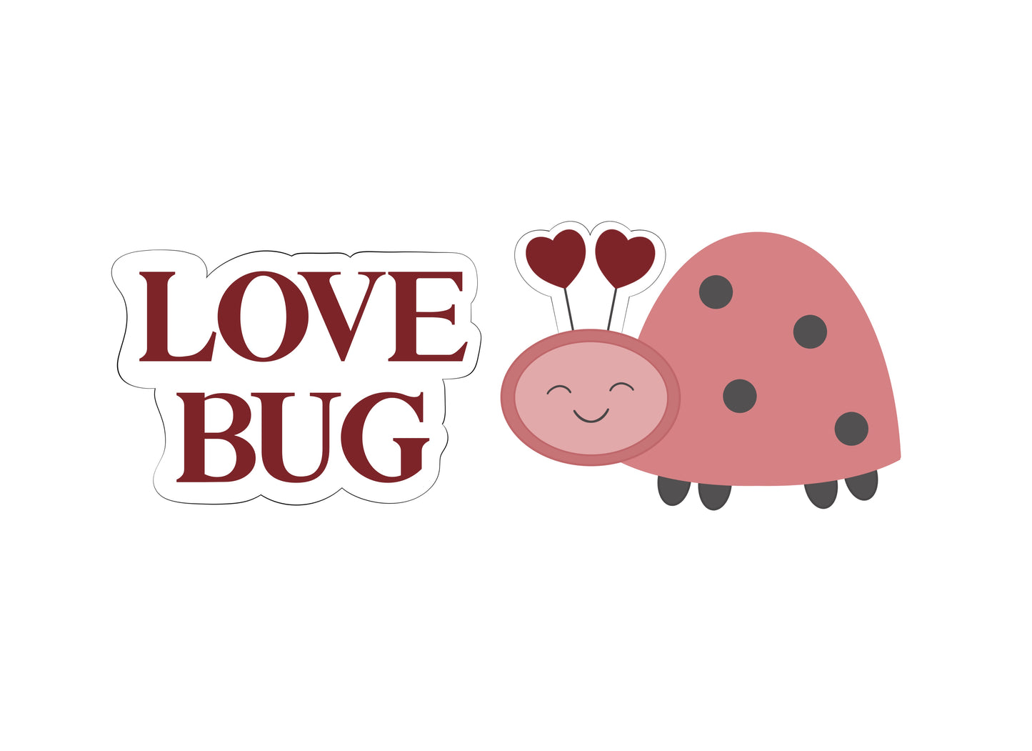Love Bug Valentine's Set Cookie Cutters