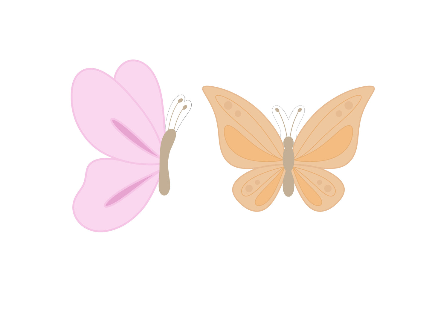 Butterfly 4 or Butterfly 5 Cookie Cutters