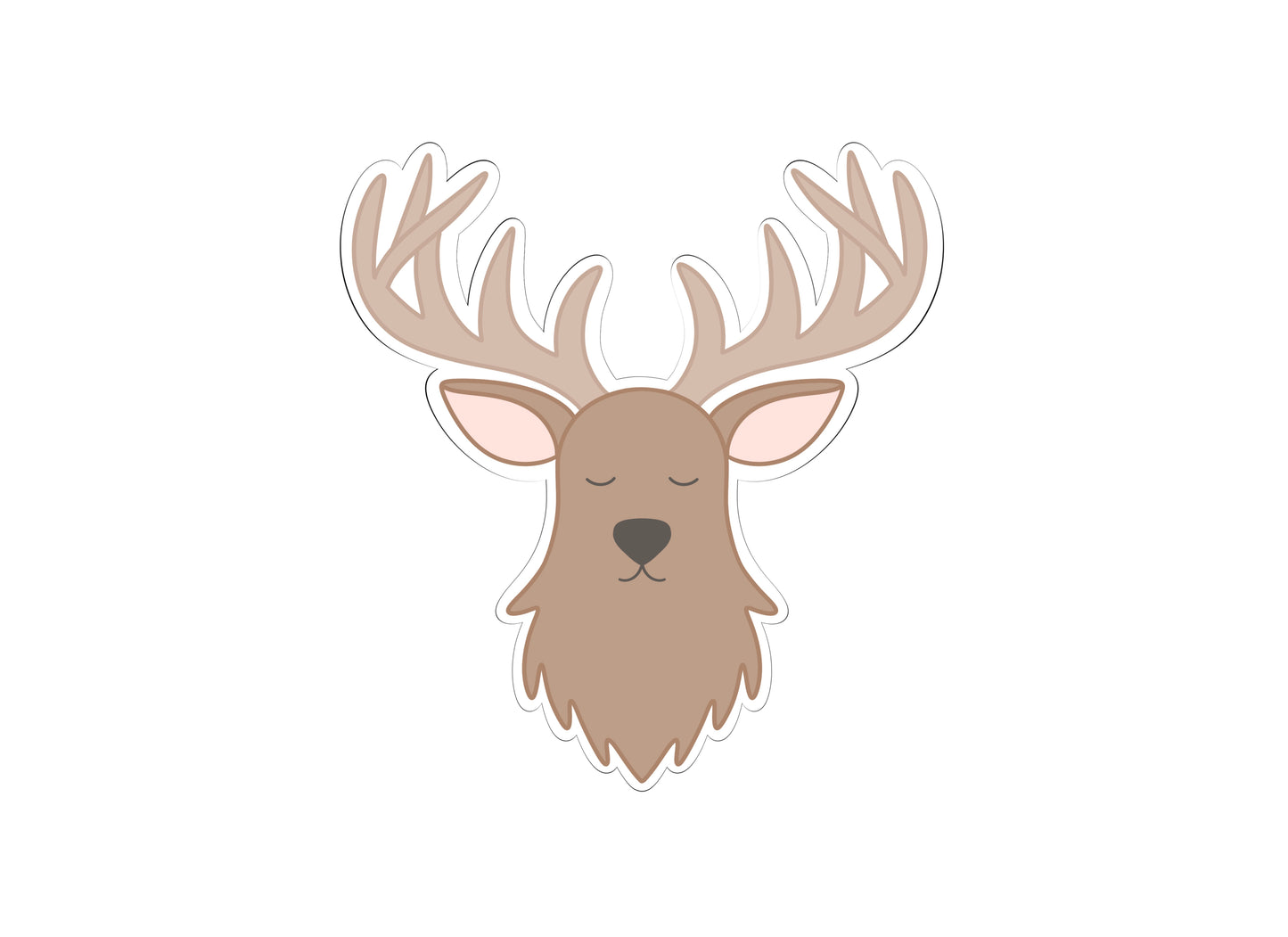 Elk Head or Antlers Cookie Cutter