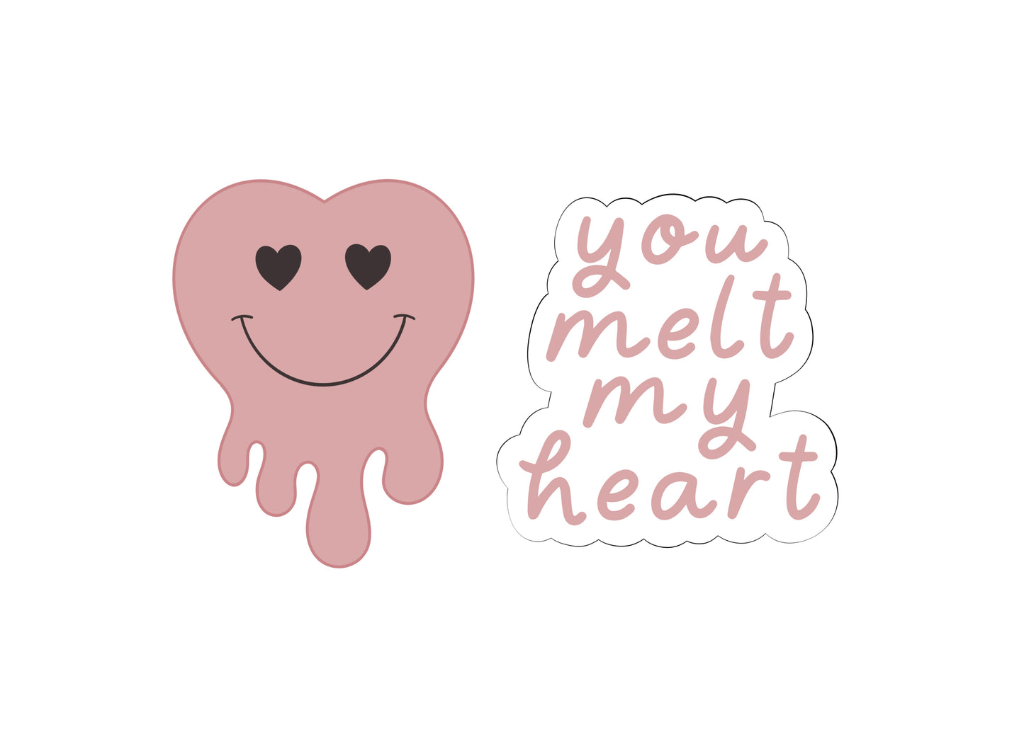 You Melt My Heart Valentine's Set Cookie Cutters