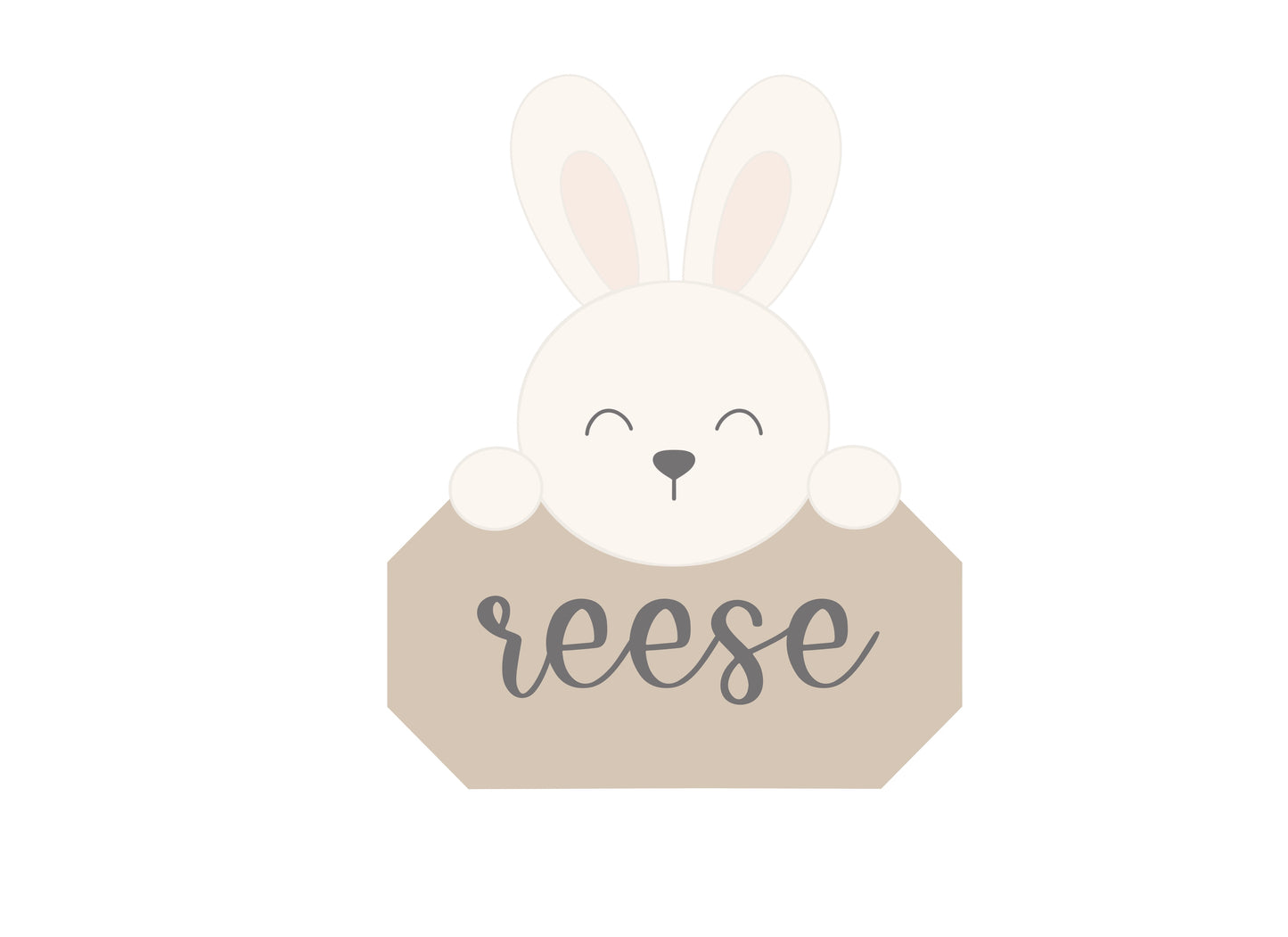 Bunny Face Plaque 2024 Cookie Cutter