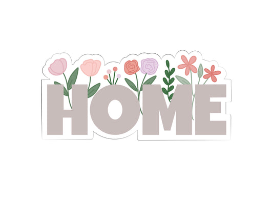 Floral HOME Cookie Cutter