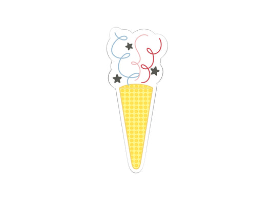 Confetti Popper Cookie Cutter