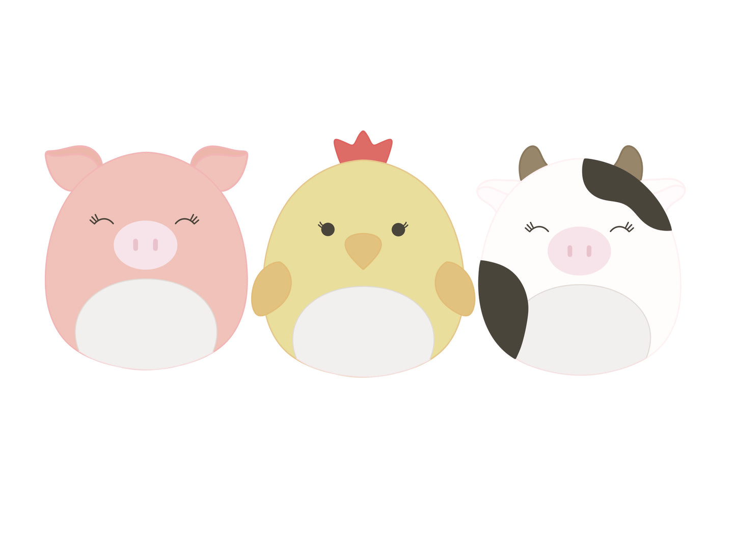 Squish 3 (farm) Cookie Cutters