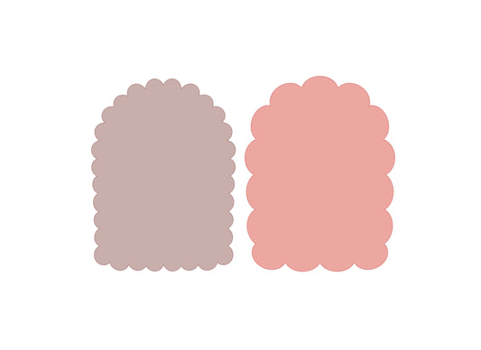 Scalloped Arch 1 or 2 Cookie Cutters