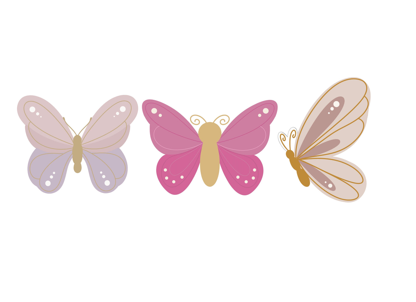 Butterfly 1, 2, or 3 Cookie Cutters