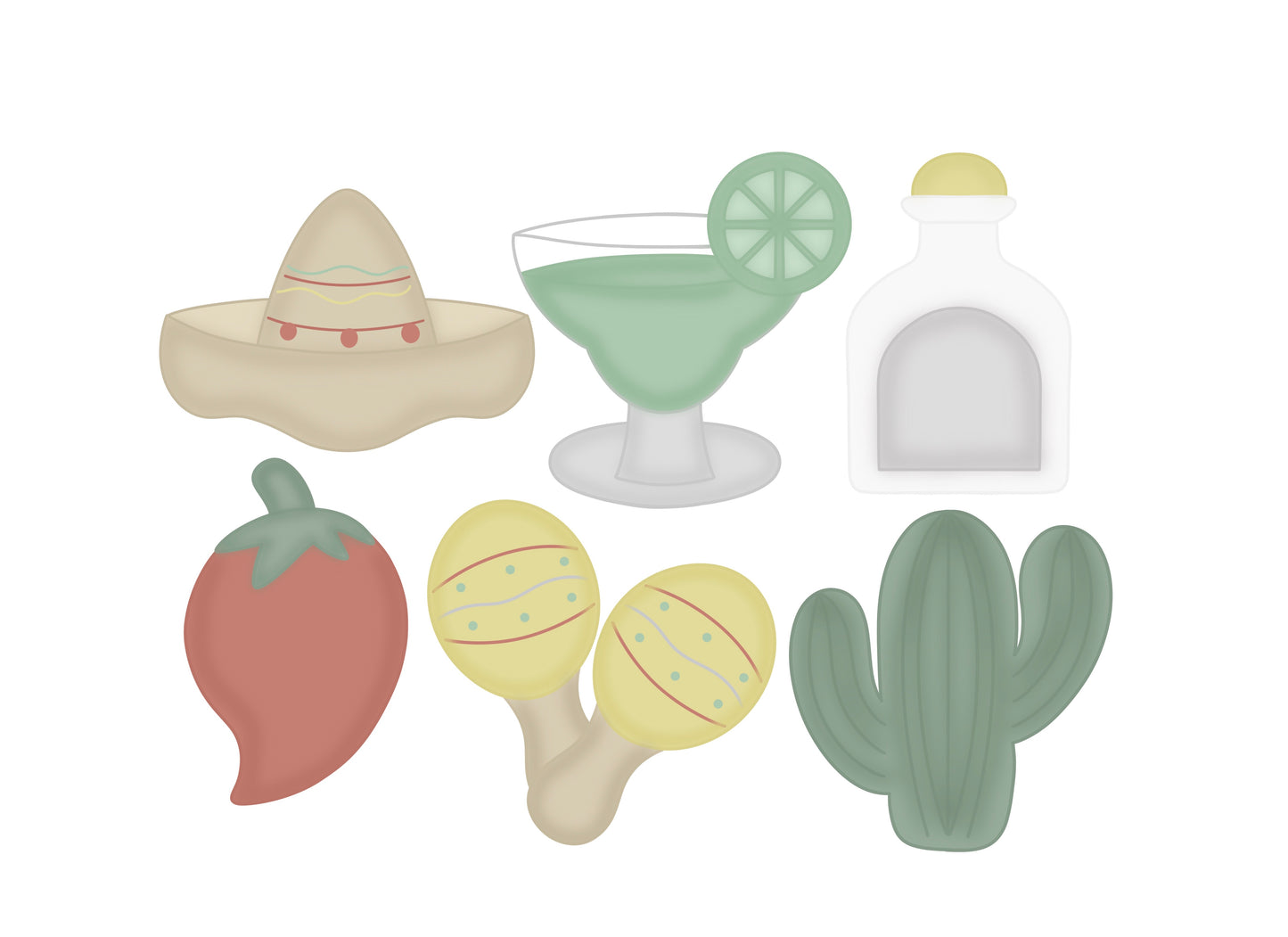 Fiesta Cookie Cutters
