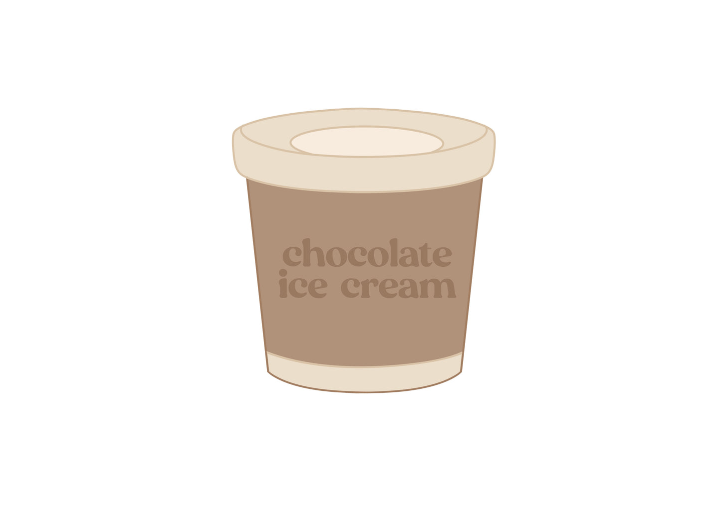 Ice Cream Carton Cookie Cutter