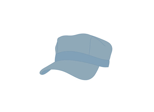 Train Conductor Hat Cookie Cutter