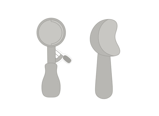 Ice Cream Scoop 1 or 2 Cookie Cutters