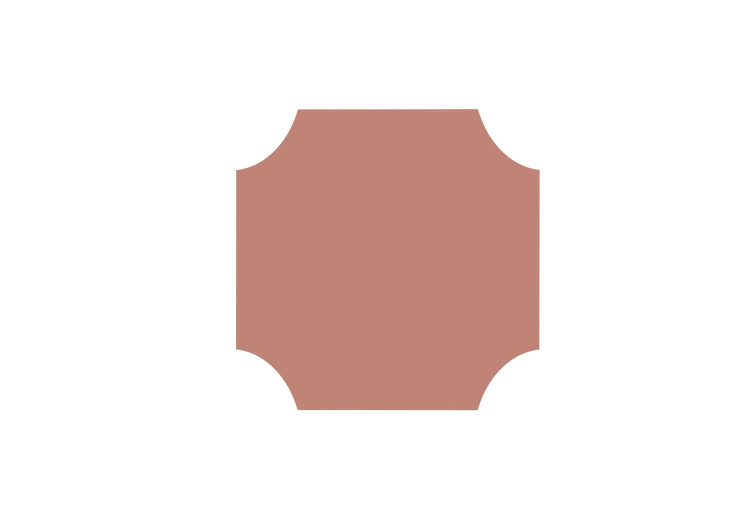 Circle Edged Square Cookie Cutter