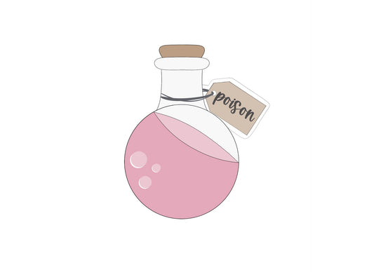 Poison Bottle Cookie Cutter