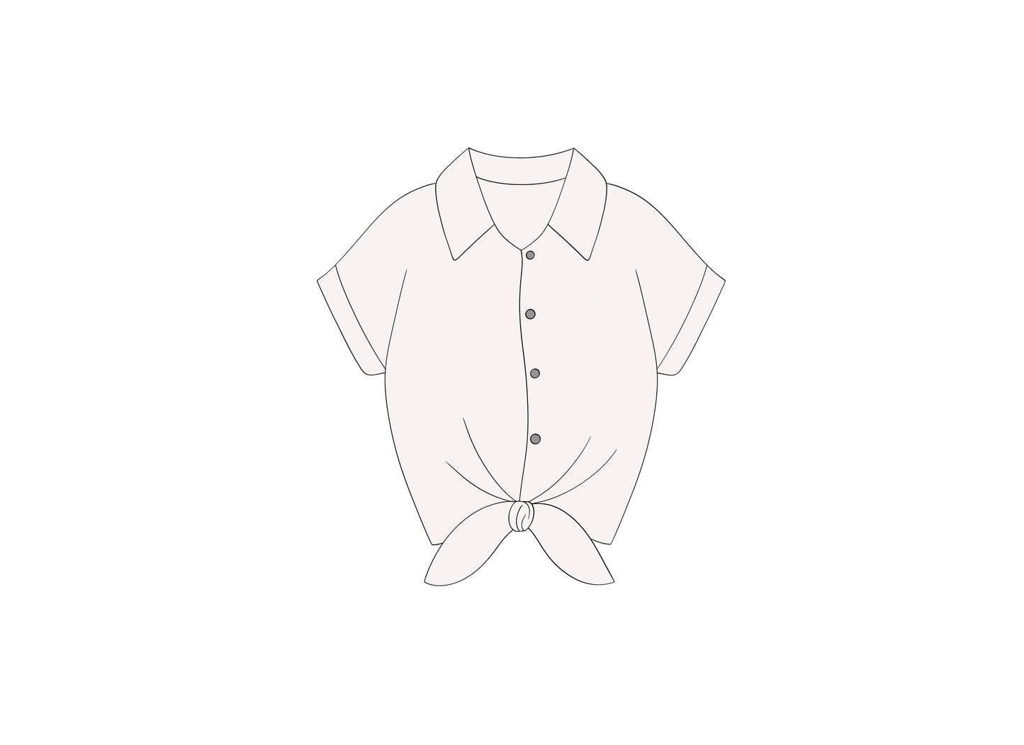Button Up Tee Cookie Cutter