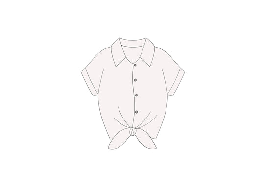 Button Up Tee Cookie Cutter