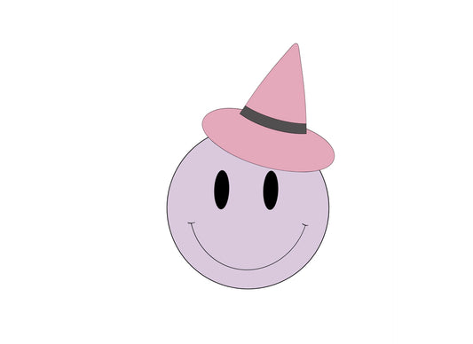 Smiley with Witch Hat Cookie Cutter