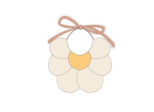 Daisy Bib Cookie Cutter