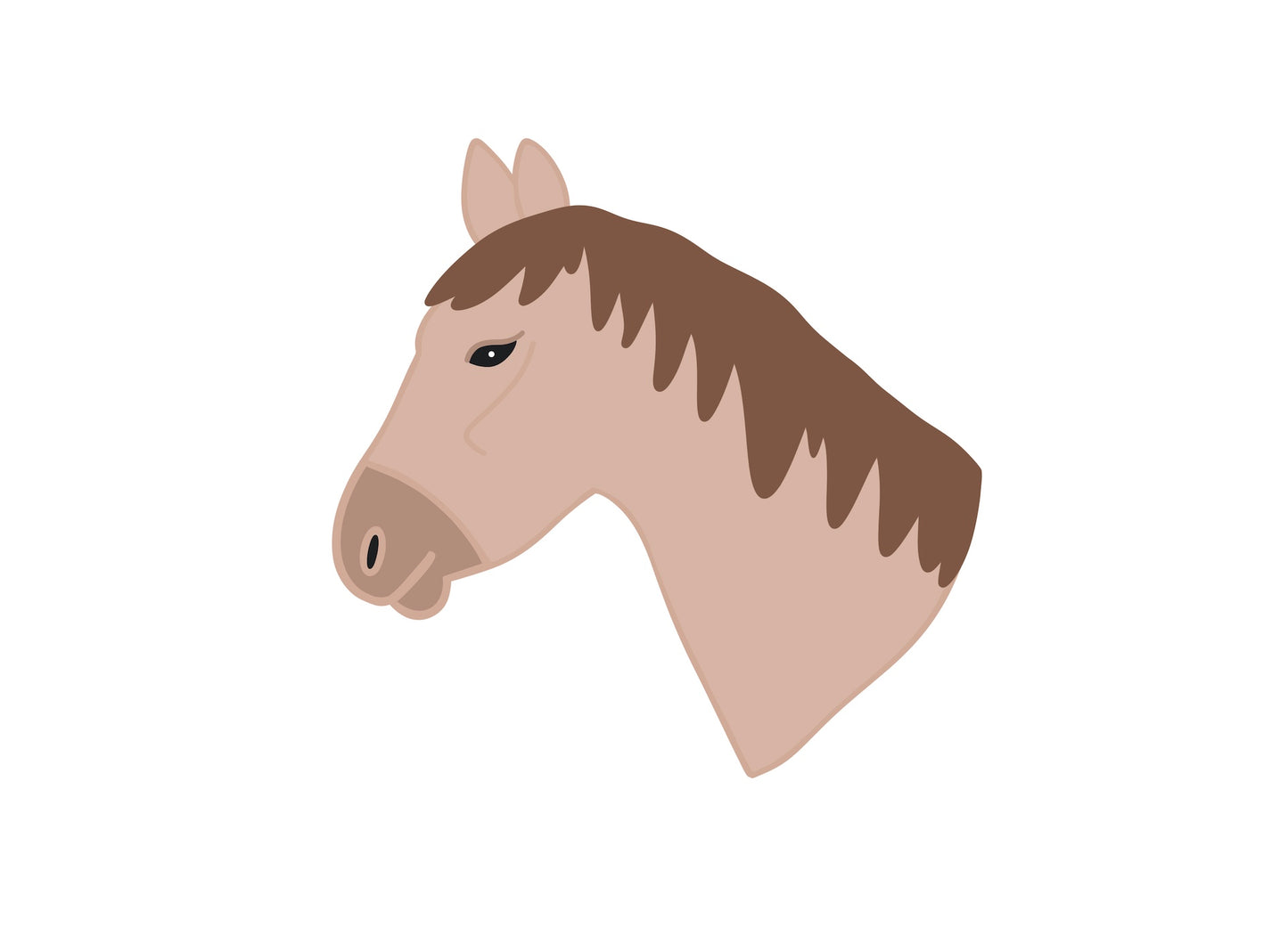 Horse Side Profile Cookie Cutter