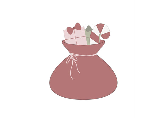 Santa's Bag Cookie Cutter