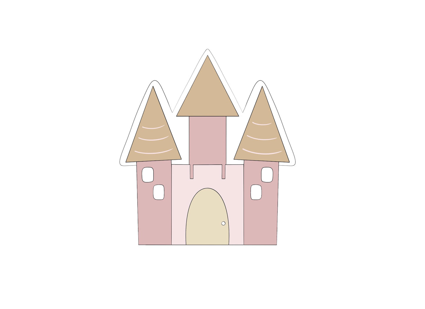 Princess Castle Cookie Cutter