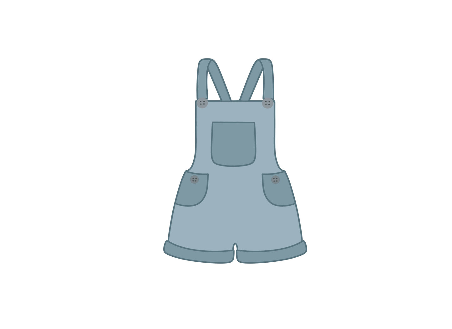 Overalls Cookie Cutter